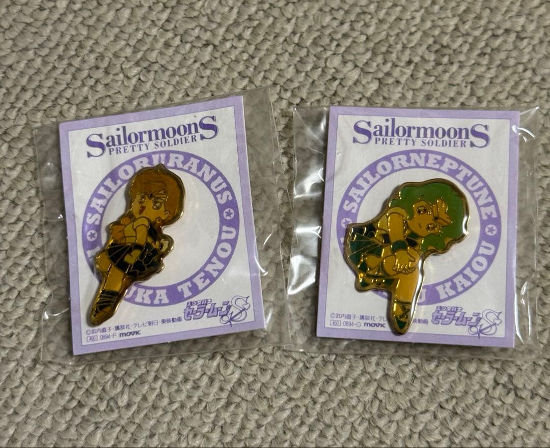 (未使用未開封) 美少女戦士セーラームーンS　ピンバッジ　7個セット
