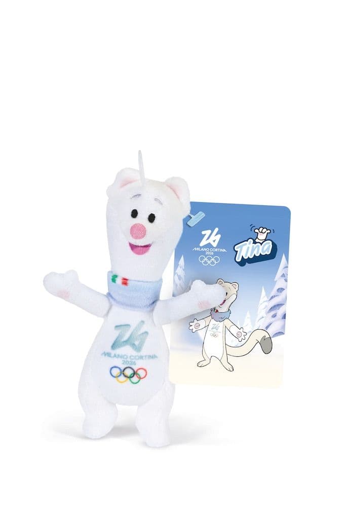 ミラノオリンピック　ティナ　ぬいぐるみ　13cm TINA　五輪