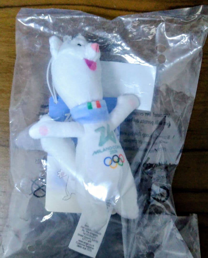 ミラノオリンピック　ティナ　ぬいぐるみ　13cm TINA　五輪