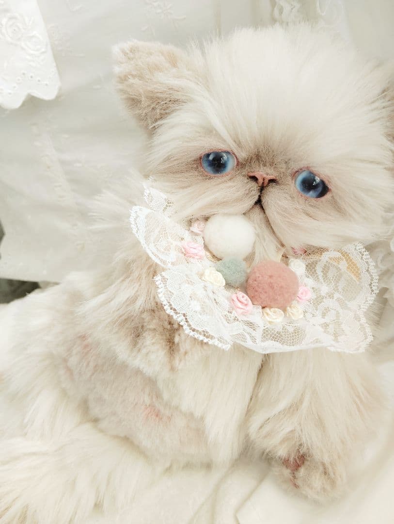 おふぅちゃんオーダー❤ライラックポイント♡子猫ちゃん♡アートドール♡ぬいぐるみ♡