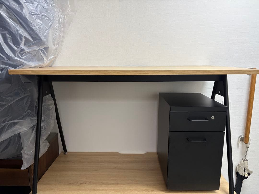 【引取】ジャーナルスタンダードファニチャー　コンパスレッグデスク②キャビネット付