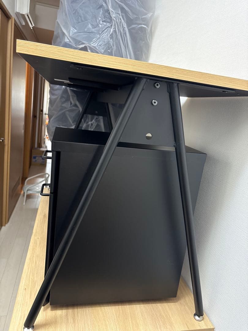 【引取】ジャーナルスタンダードファニチャー　コンパスレッグデスク②キャビネット付