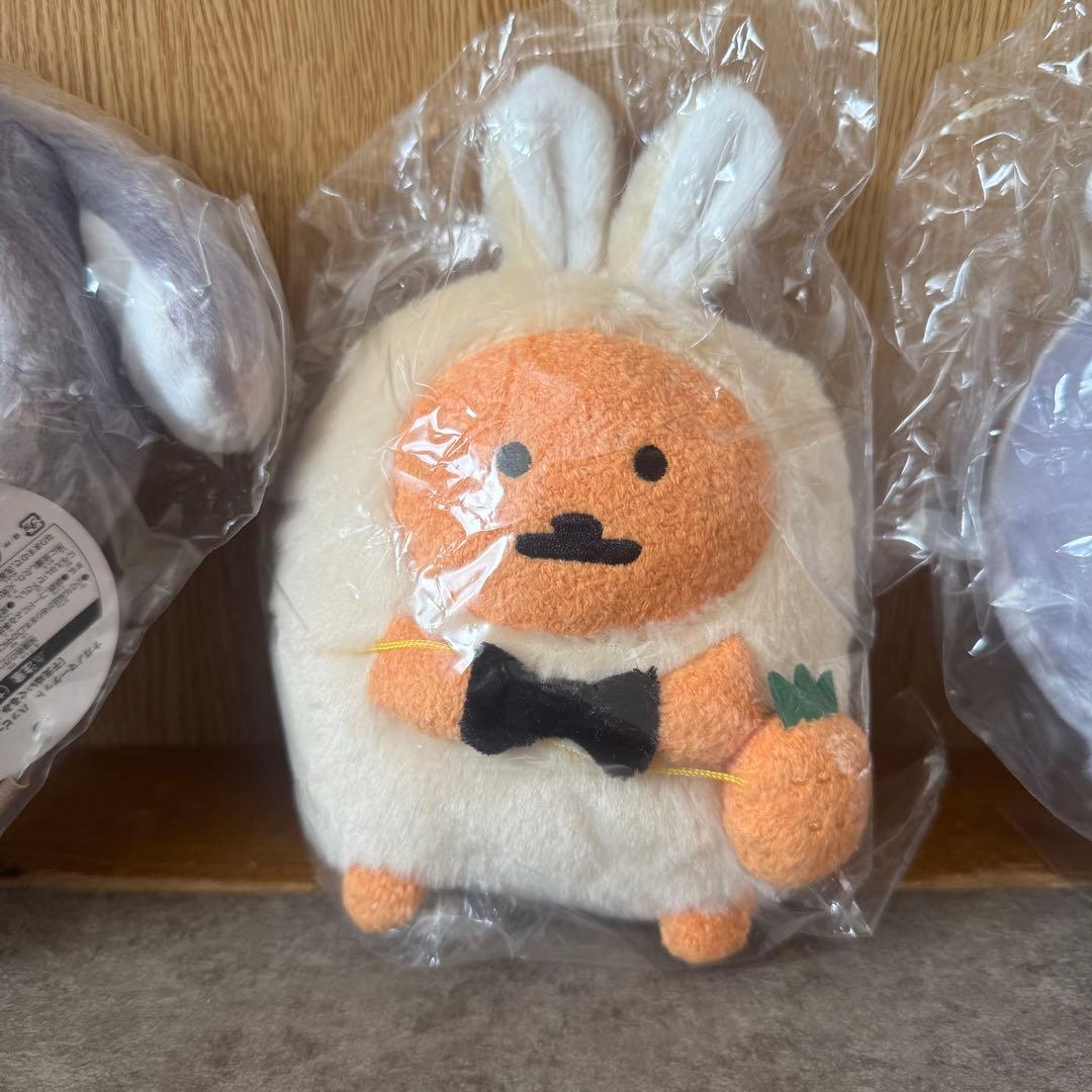 ナガノマーケット ハッピーバッグ 2023 マスコット 3点セット うさぎ