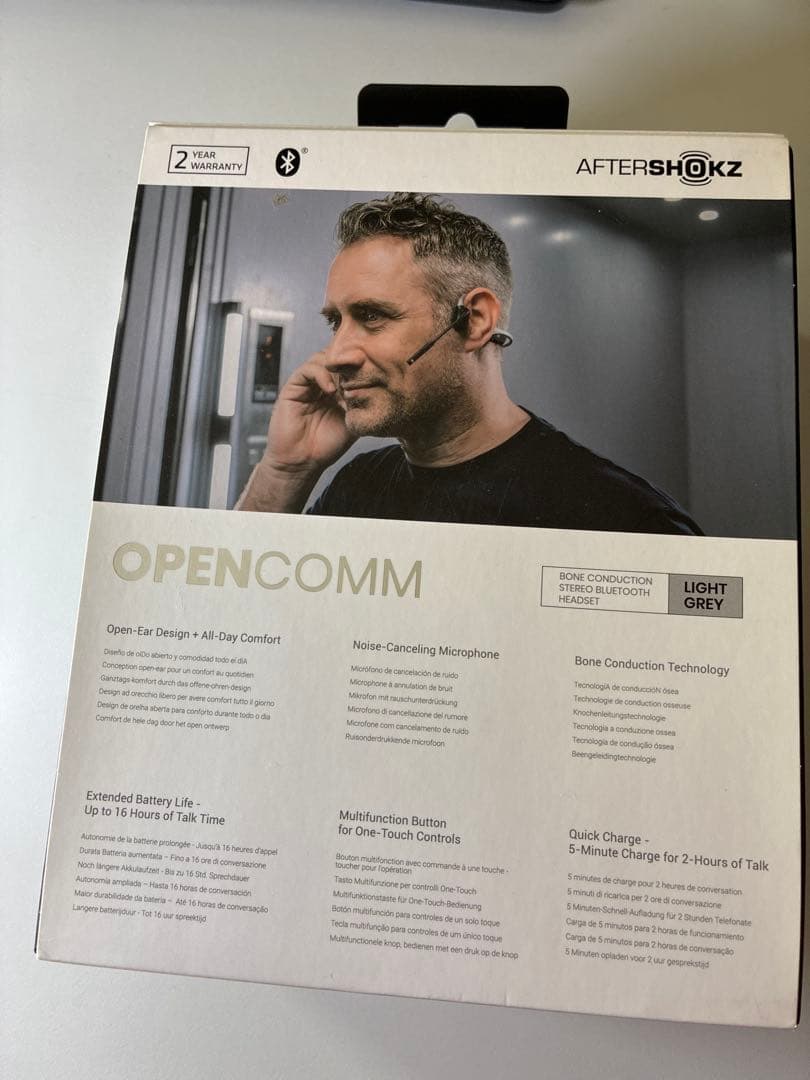 AfterShokz OpenComm 骨伝導ヘッドセット