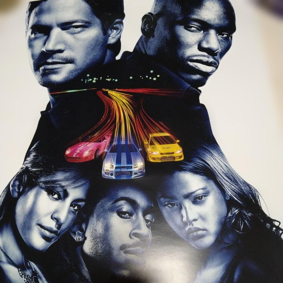 激レアプレミアワイルド・スピード×2 ザ・シネマ新録版ポスター