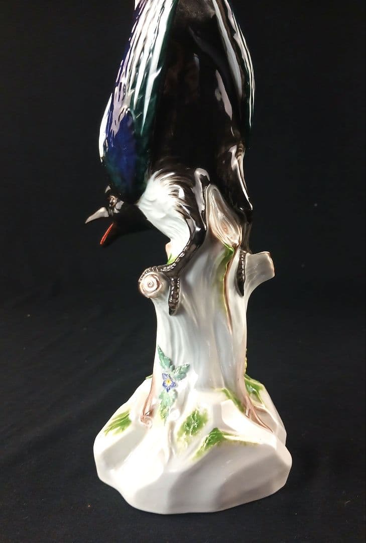 Y2020-2 マイセン 19世紀 カササギ 置物 フィギュリン ケンドラー原型