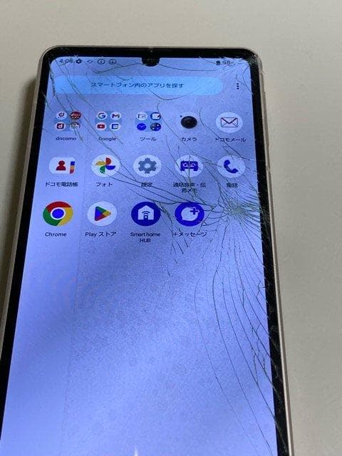 SH-54D SHARP AQUOS sense8 カッパー 割れあり