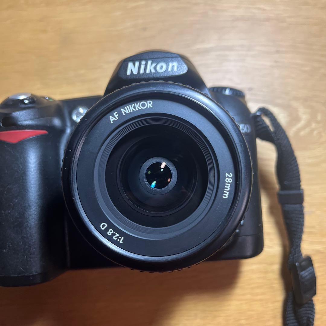Nikon D50 デジタル一眼レフカメラ 28mm F2.8 AiAF セット