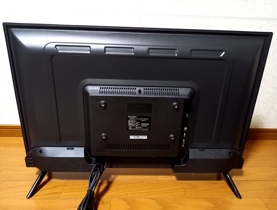 保証付き AndroidTV チューナーレスTV 32V型