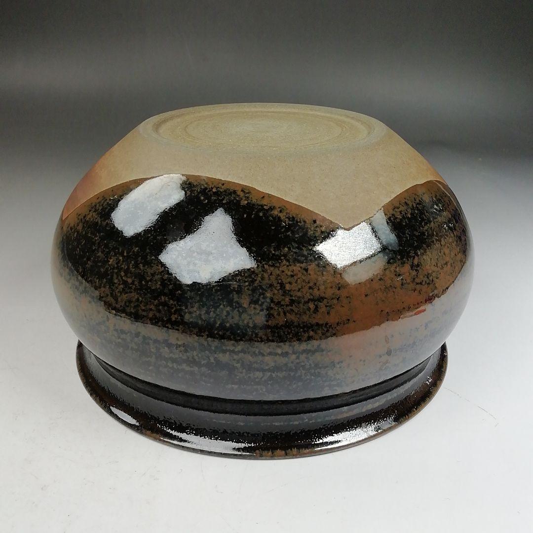 Ｗ３２５　建水　『高取　建水』『高取焼宗家　十二代　高取八山 造』　共箱　茶道具