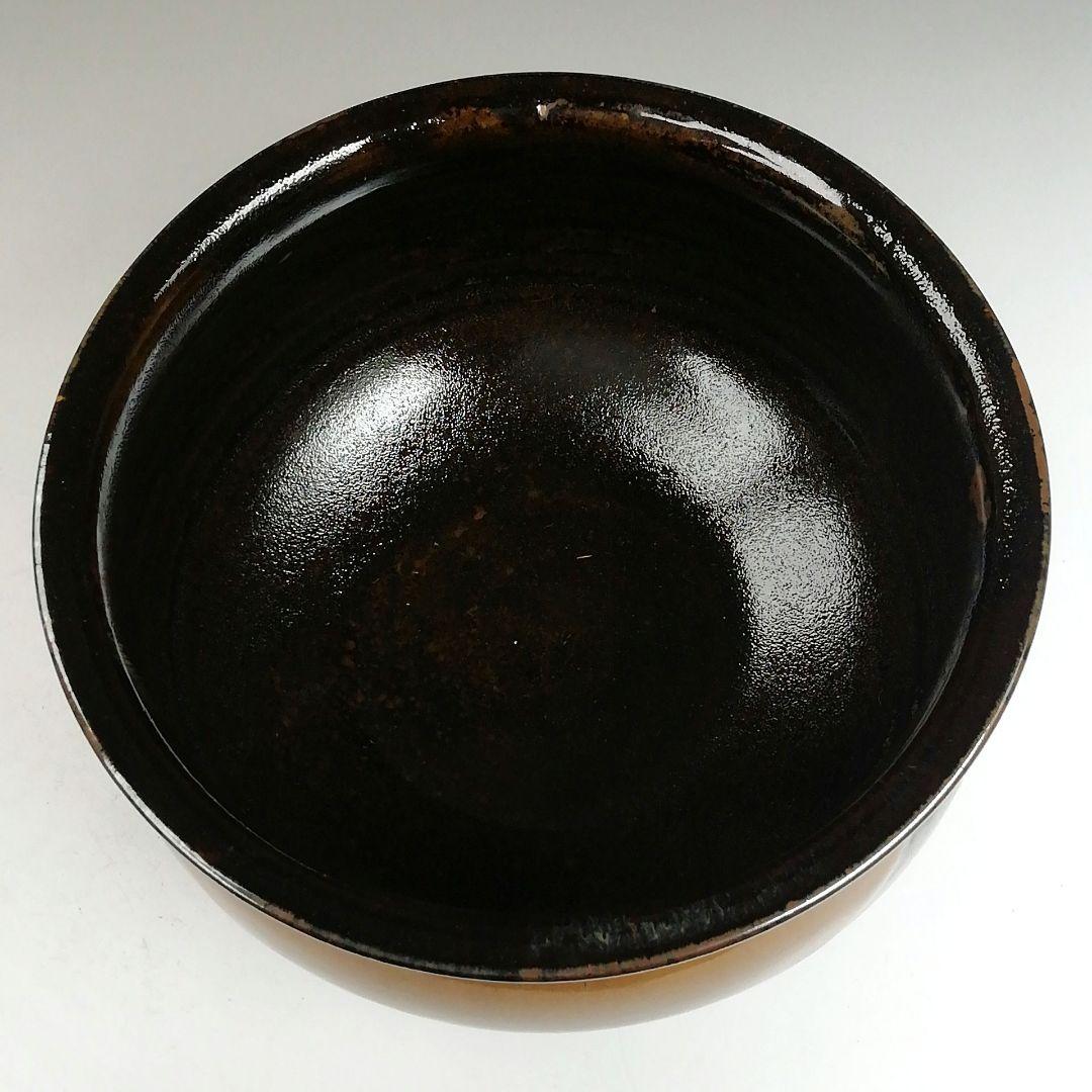 Ｗ３２５　建水　『高取　建水』『高取焼宗家　十二代　高取八山 造』　共箱　茶道具