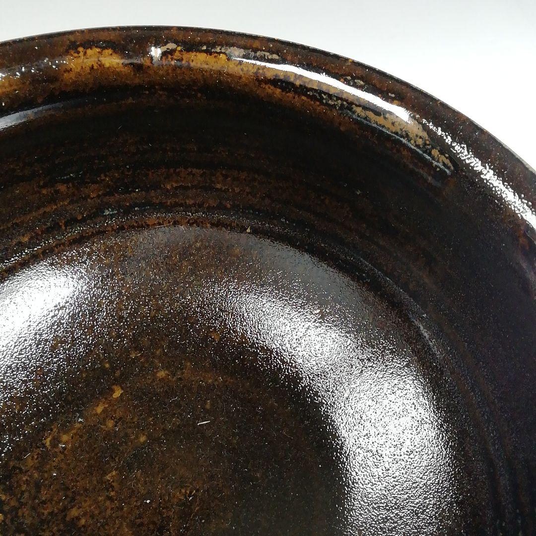 Ｗ３２５　建水　『高取　建水』『高取焼宗家　十二代　高取八山 造』　共箱　茶道具