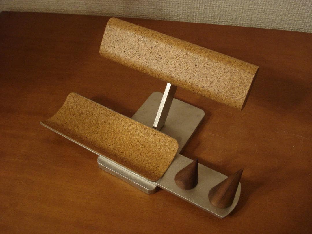 2本掛け腕時計、ダブルリング、メガネスタンド　★リングスタンド未固定