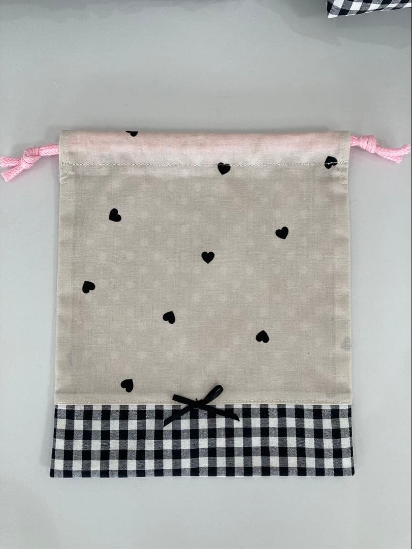 入園・入学セット★ハンドメイド（ハートベージュ）