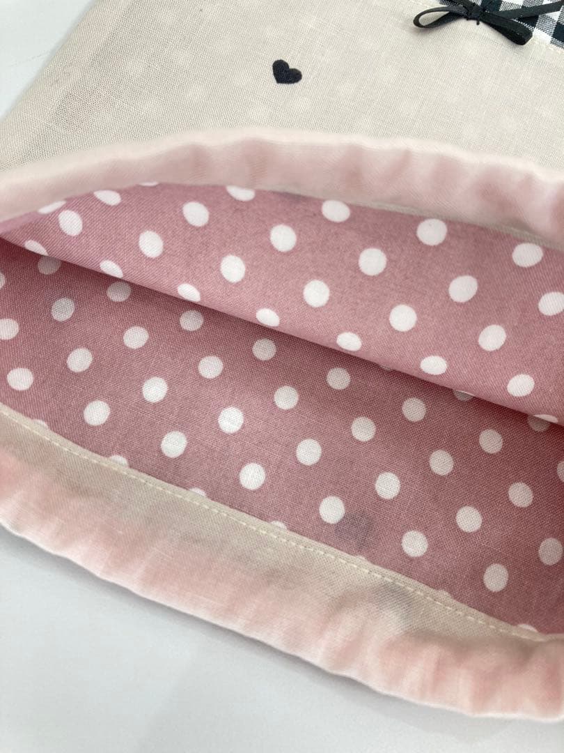 入園・入学セット★ハンドメイド（ハートベージュ）