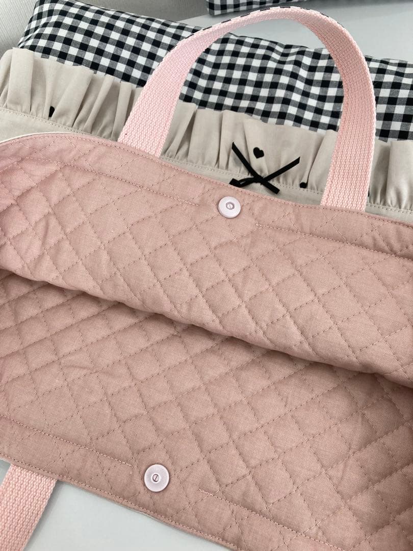 入園・入学セット★ハンドメイド（ハートベージュ）