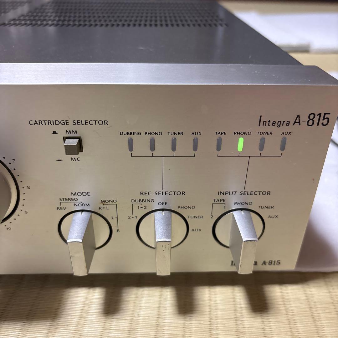 【動作品】ONKYO プリメインアンプ　Integra A-815