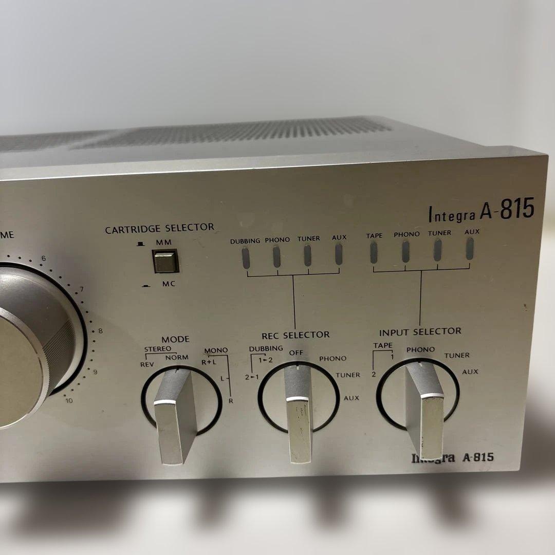【動作品】ONKYO プリメインアンプ　Integra A-815