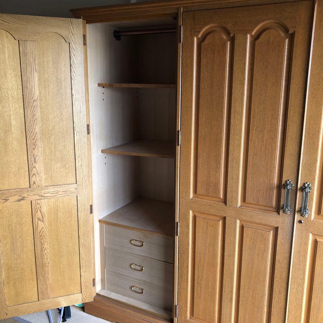 超美品　再お値下げ！横幅178cm高級洋服タンス高さ179