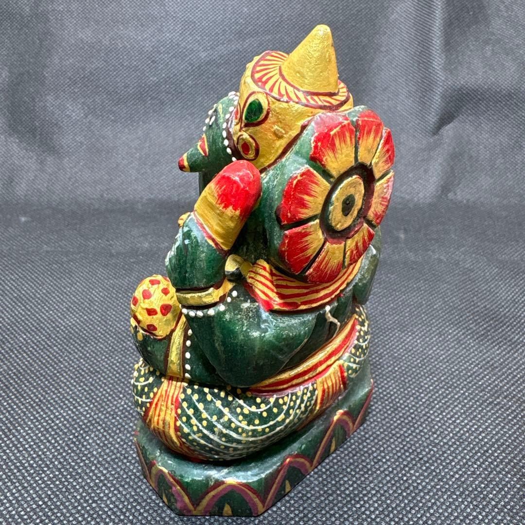1点物　強大アベンチュリン　ガネーシャ　置物　守り神　守護神　厄除け　金運