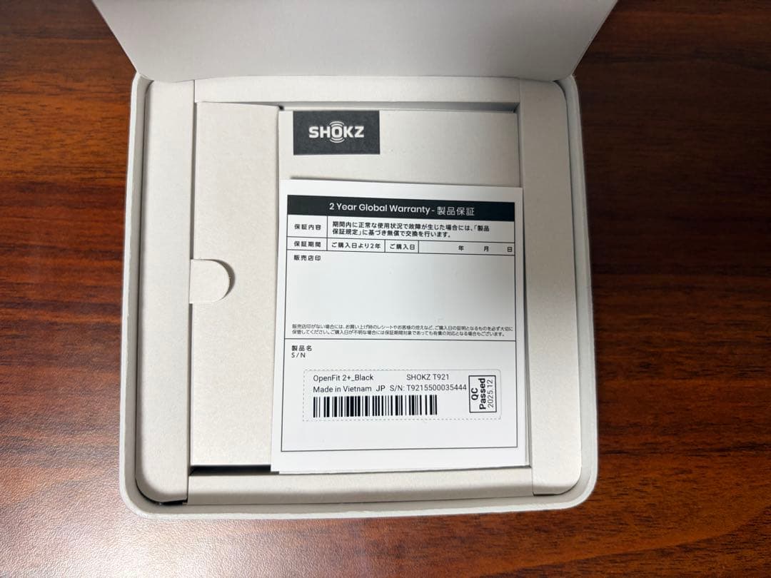 Shokz OpenFit 2+ ブラック ほぼ未使用 付属品完備