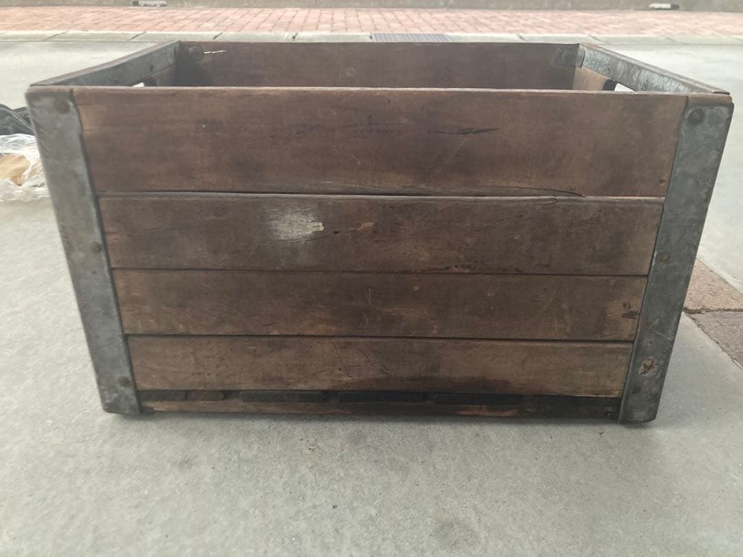 ヴィンテージ 木製ボックス BOWMAN コンテナ キャンプ