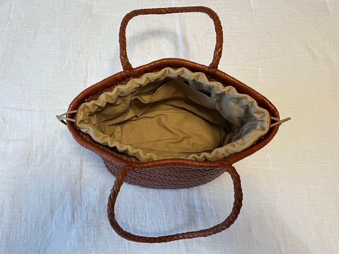 牛革ショルダートートバッグ(インナー付き)