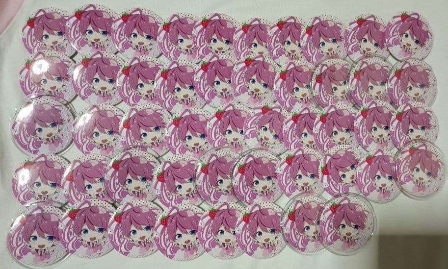 すとぷり　さとみ　缶バッチ　すとめも7　デフォ