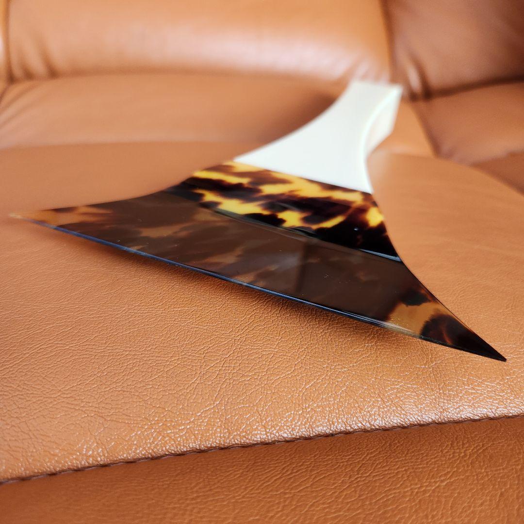 【良品】三味線　津山撥　バチ　天然素材　開き約13.8cm　地唄