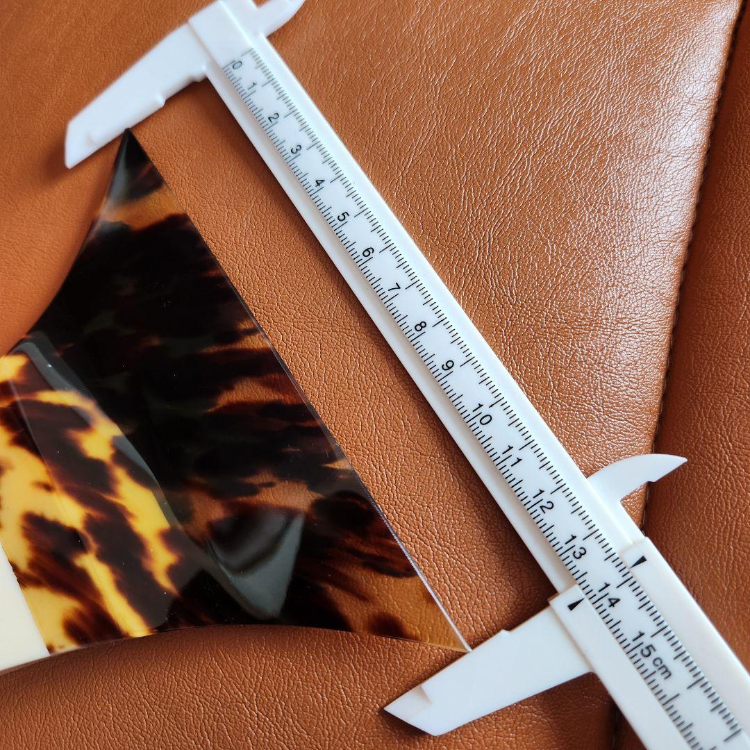 【良品】三味線　津山撥　バチ　天然素材　開き約13.8cm　地唄