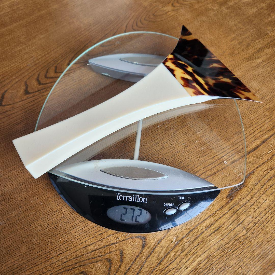 【良品】三味線　津山撥　バチ　天然素材　開き約13.8cm　地唄