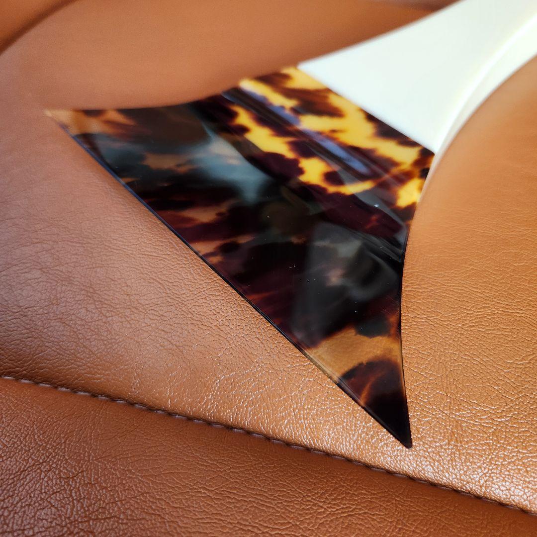 【良品】三味線　津山撥　バチ　天然素材　開き約13.8cm　地唄