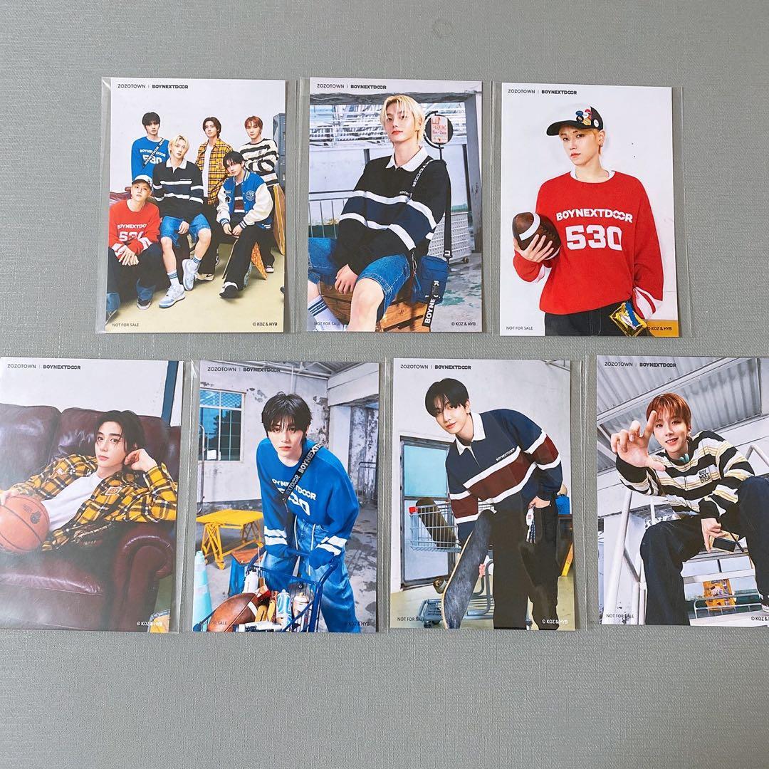 BOYNEXTDOOR 当選品 ZOZOTOWN ポストカード 7枚セット