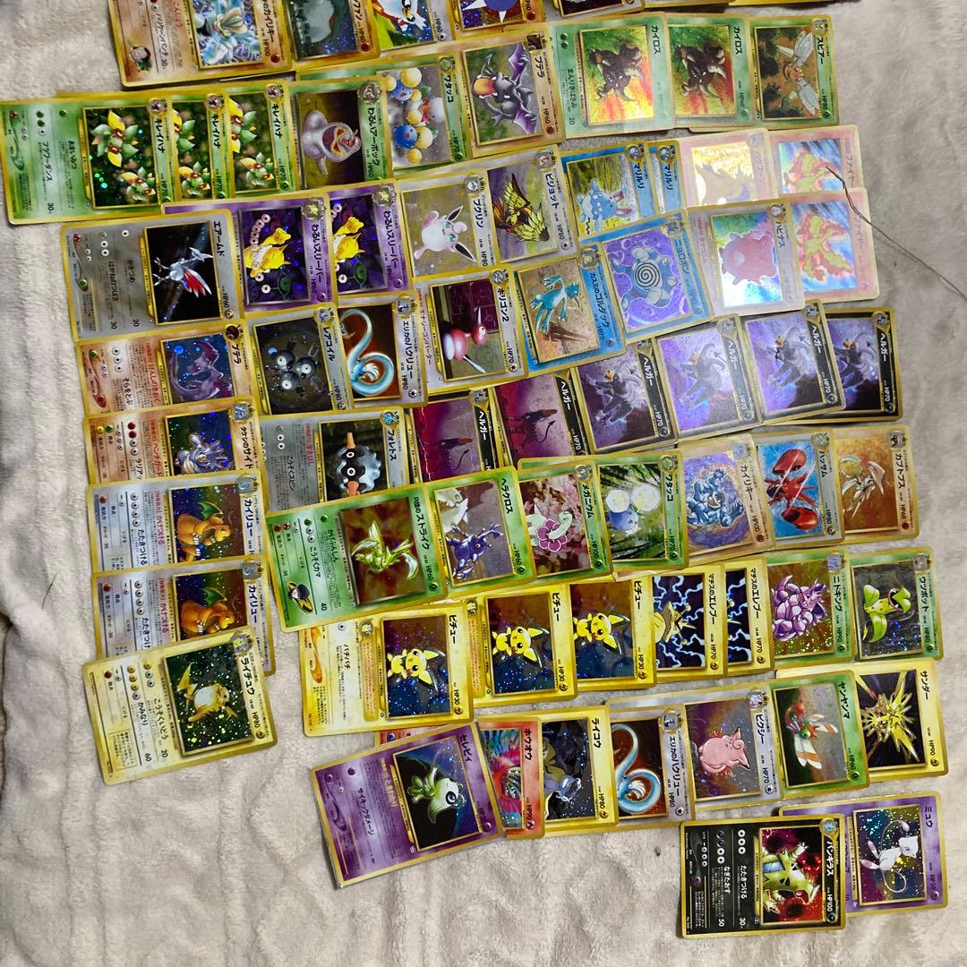 引退品ポケモンカード 旧裏レア約110枚セット