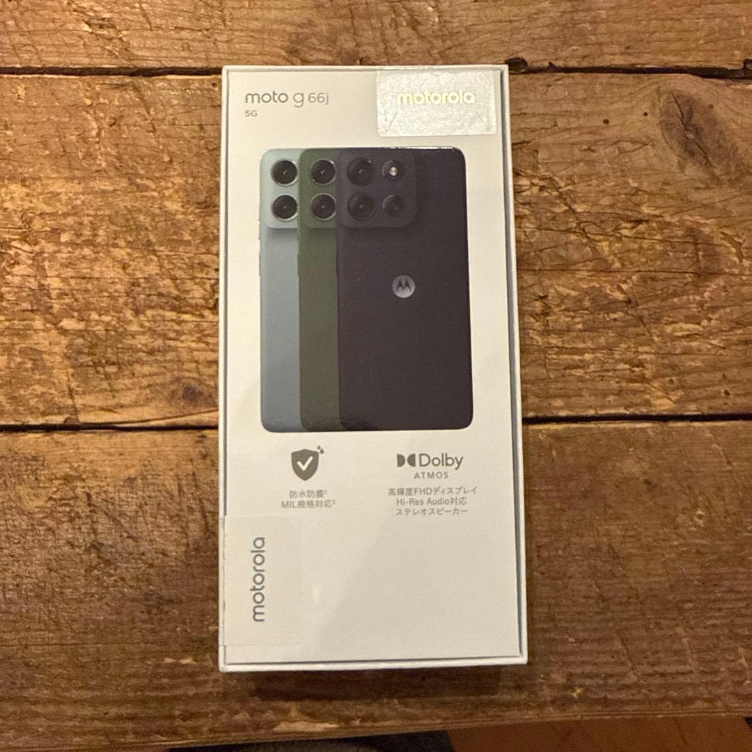 motorola 　moto g66j 5G ディルグリーン