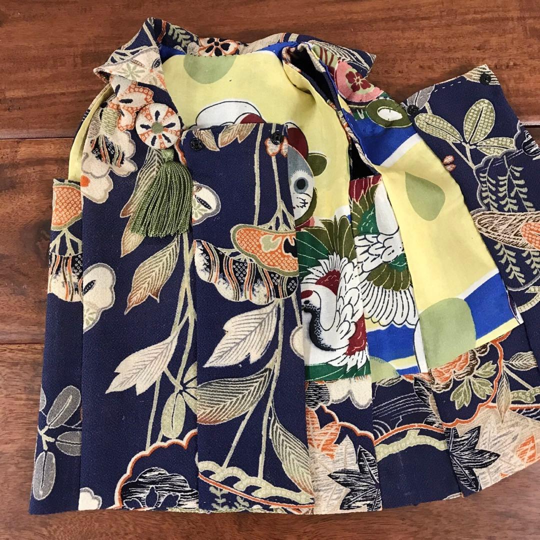 ＊ 市松人形 被布 10号〜12号 ロング ＊ 大正縮緬 正絹 アンティーク