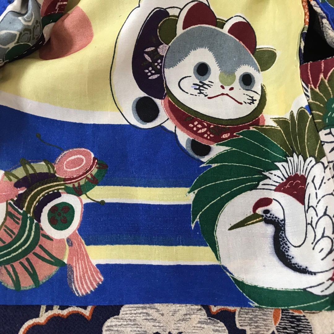 ＊ 市松人形 被布 10号〜12号 ロング ＊ 大正縮緬 正絹 アンティーク