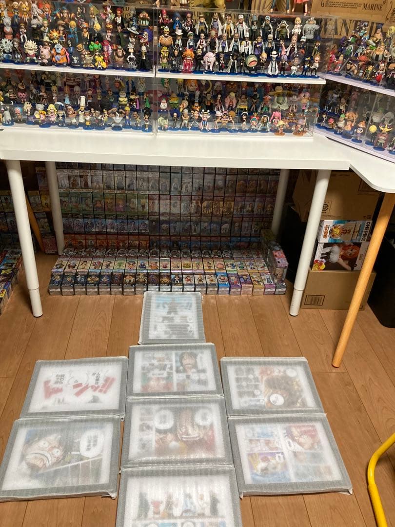 ⭐️ワンピース　名場面　レア 額縁ポスター絵 8個枚セット