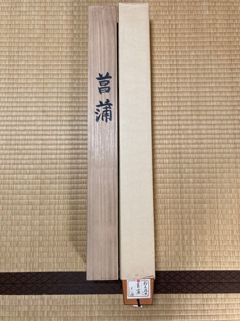 掛け軸 「菖蒲」 鈴木滝央 作 三越美術 ☆ USED