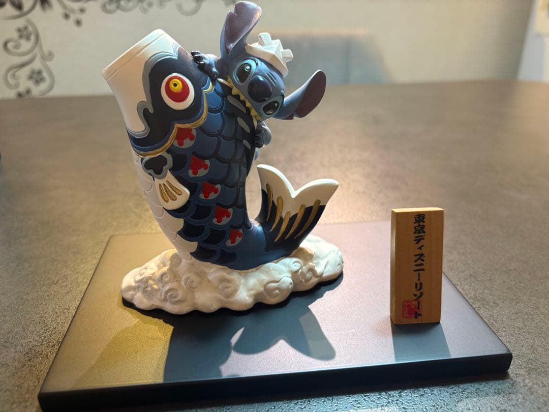 ★レア★　ディズニーリゾート　スティッチ　陶器　鯉のぼり　五月人形