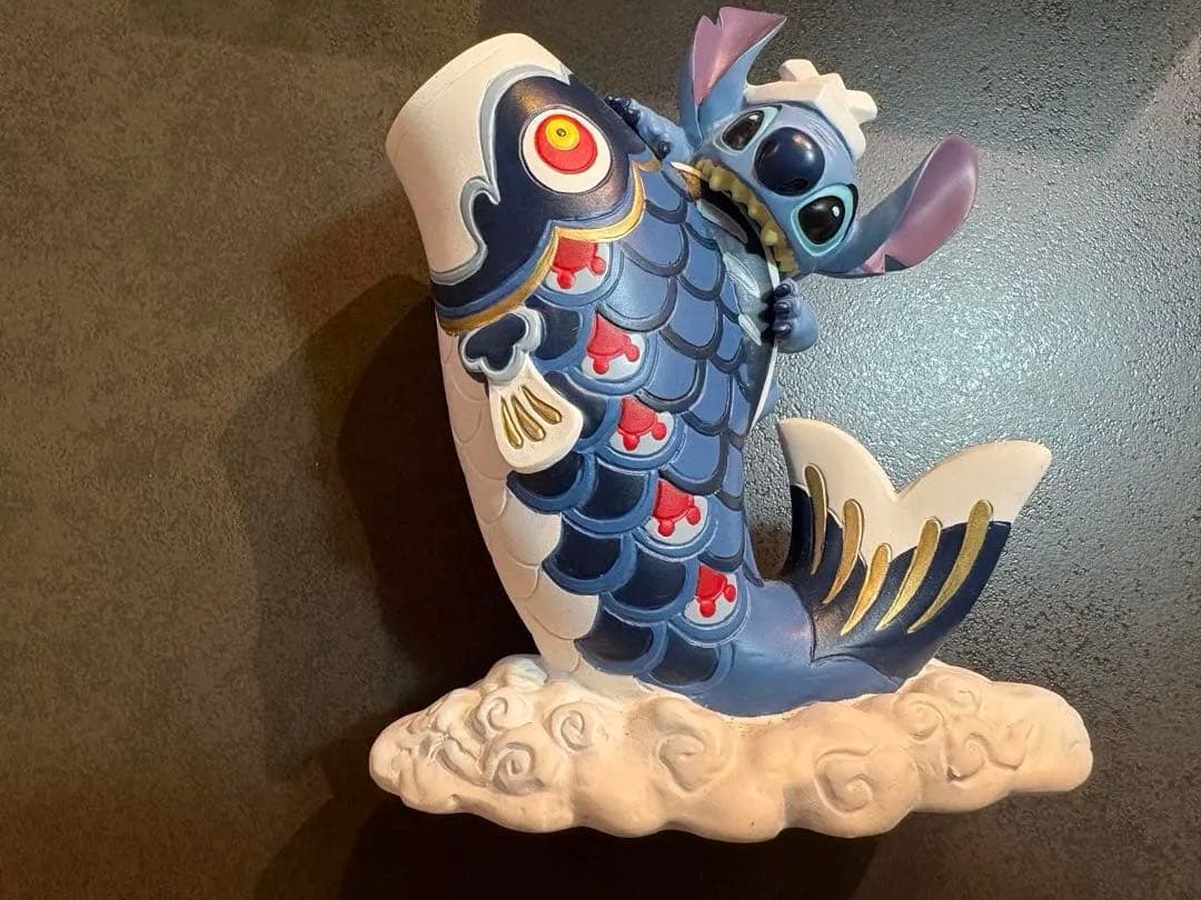 ★レア★　ディズニーリゾート　スティッチ　陶器　鯉のぼり　五月人形