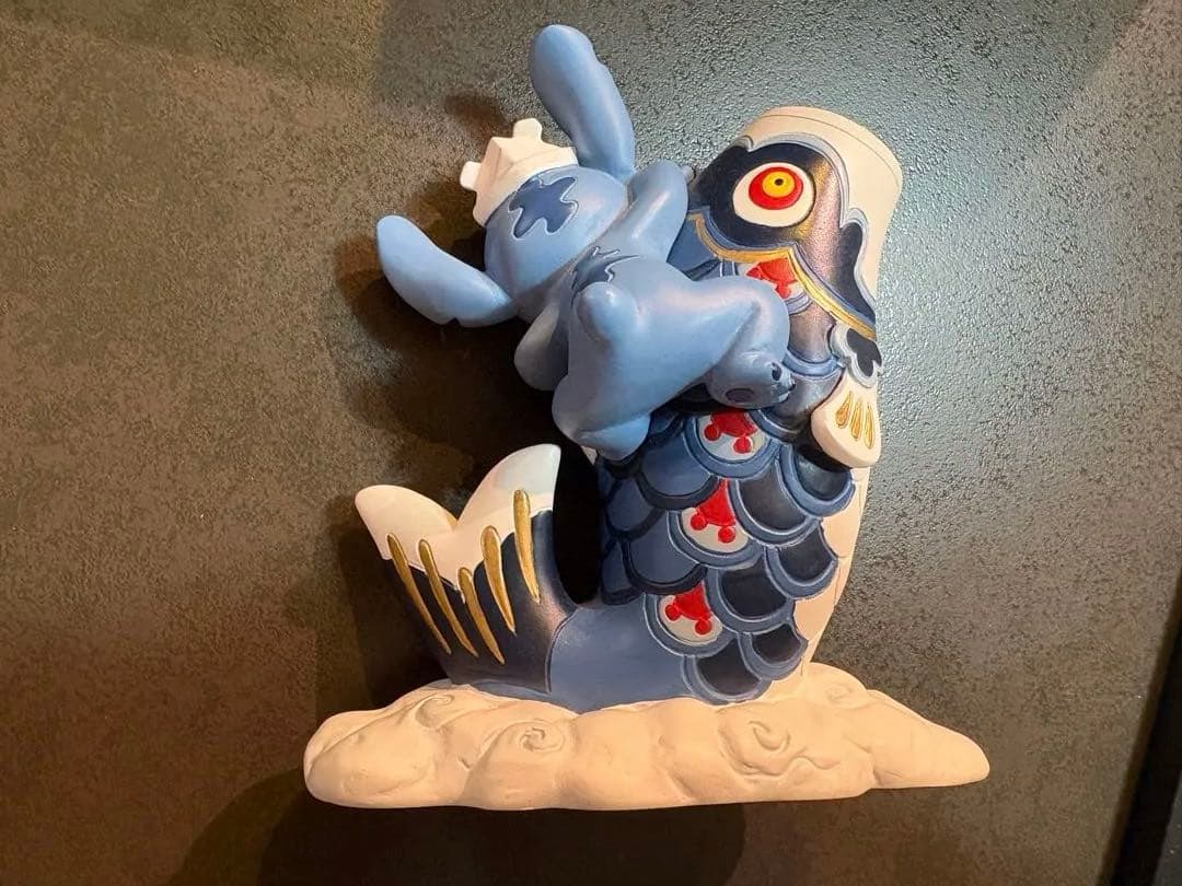 ★レア★　ディズニーリゾート　スティッチ　陶器　鯉のぼり　五月人形