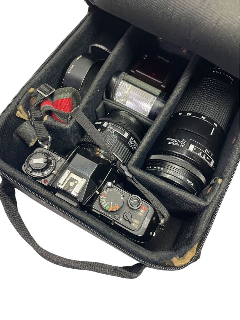 ジャンク nikon f-501 レンズセット