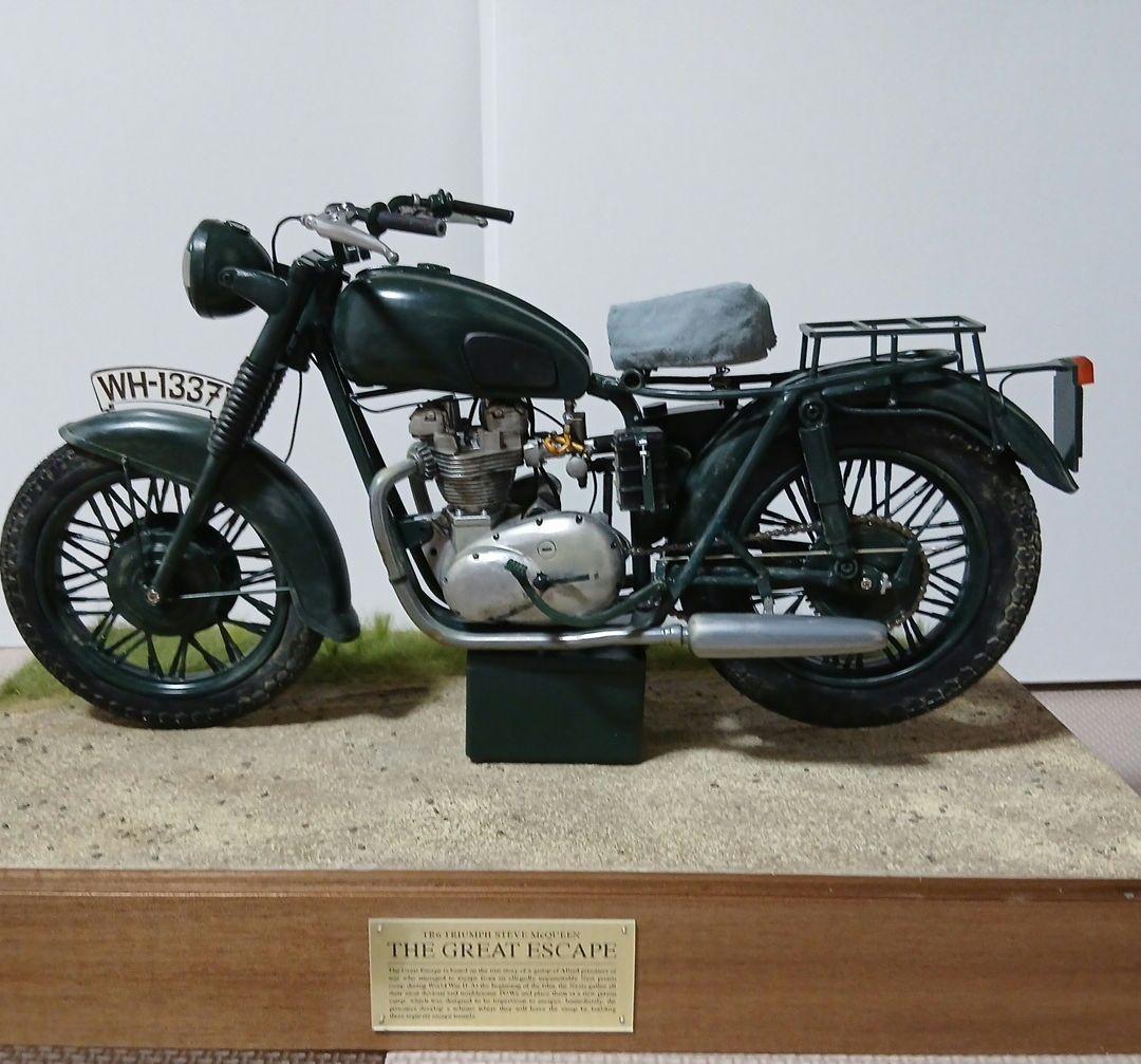 トム様限定　1/6大脱走トライアンフバイク フィギュアセット