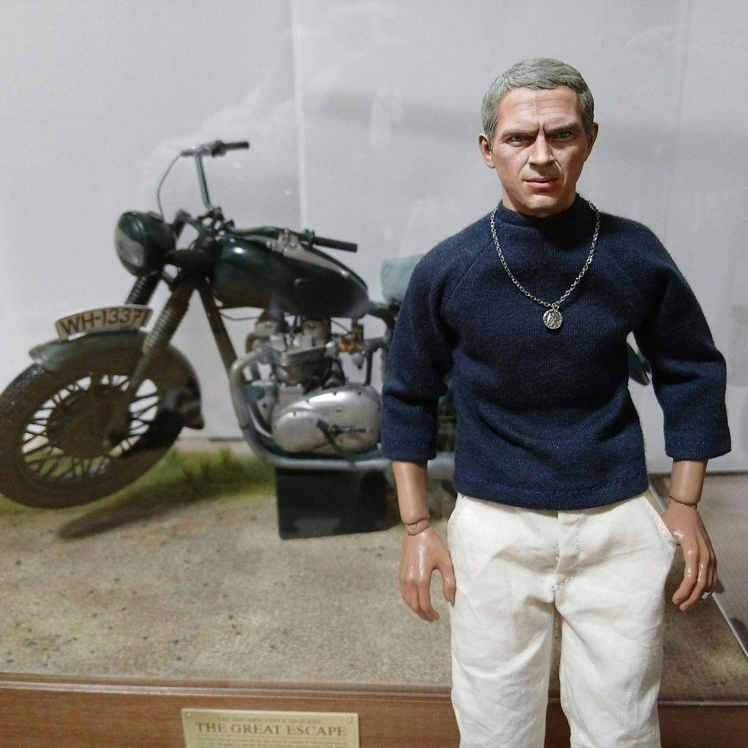 トム様限定　1/6大脱走トライアンフバイク フィギュアセット