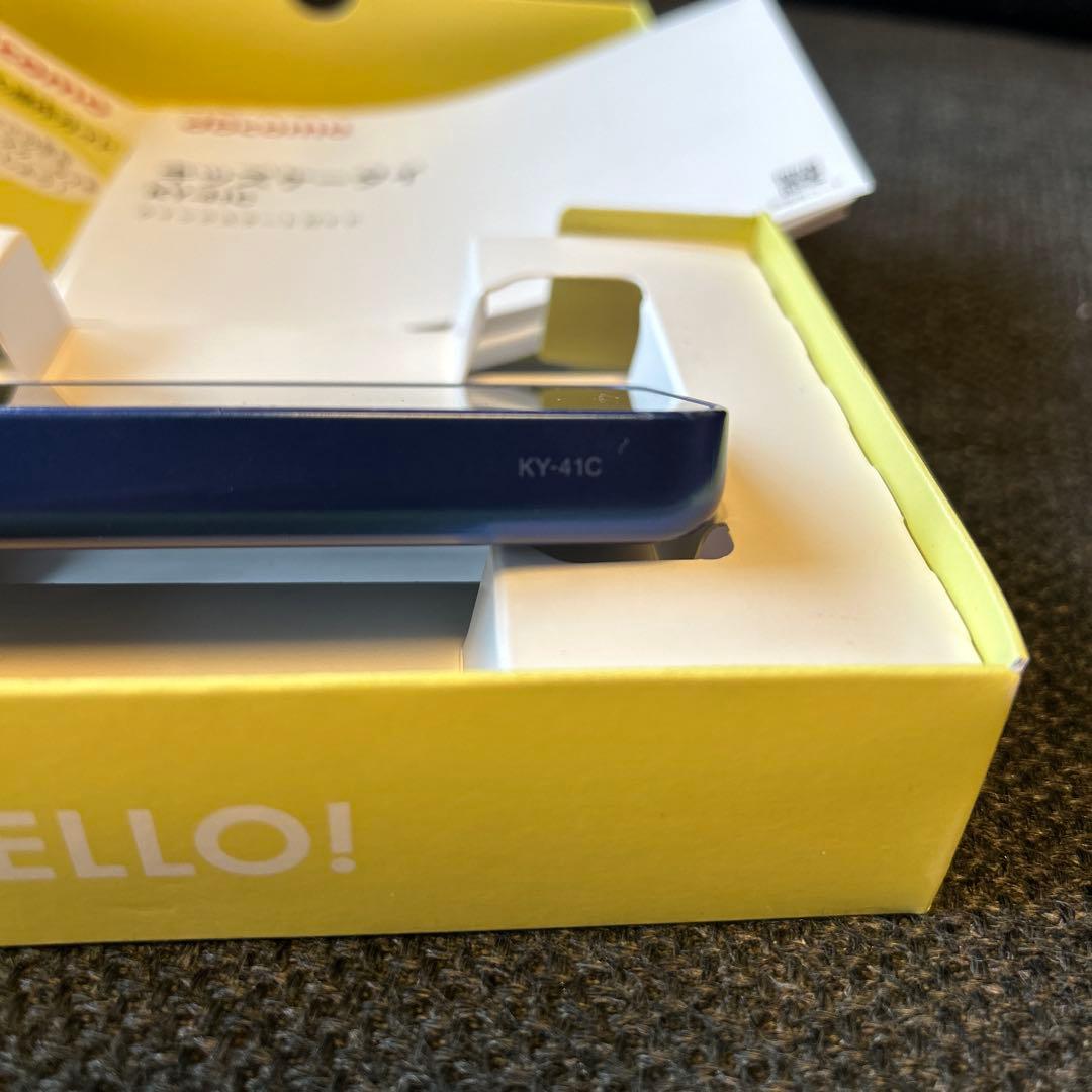 ドコモ　キッズケータイ　KY-41C ブルー