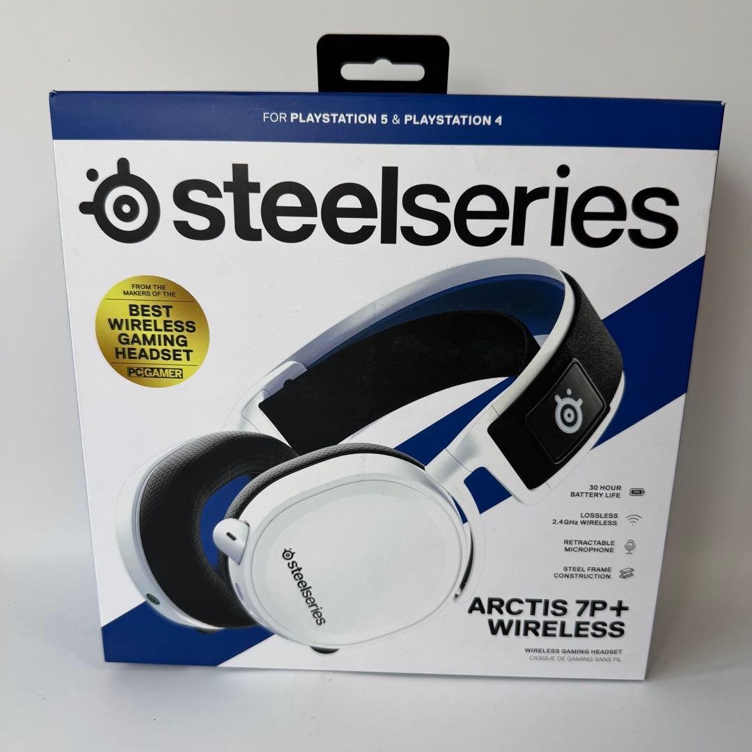SteelSeries　Arctis 7P+ WIRELESS　ホワイト