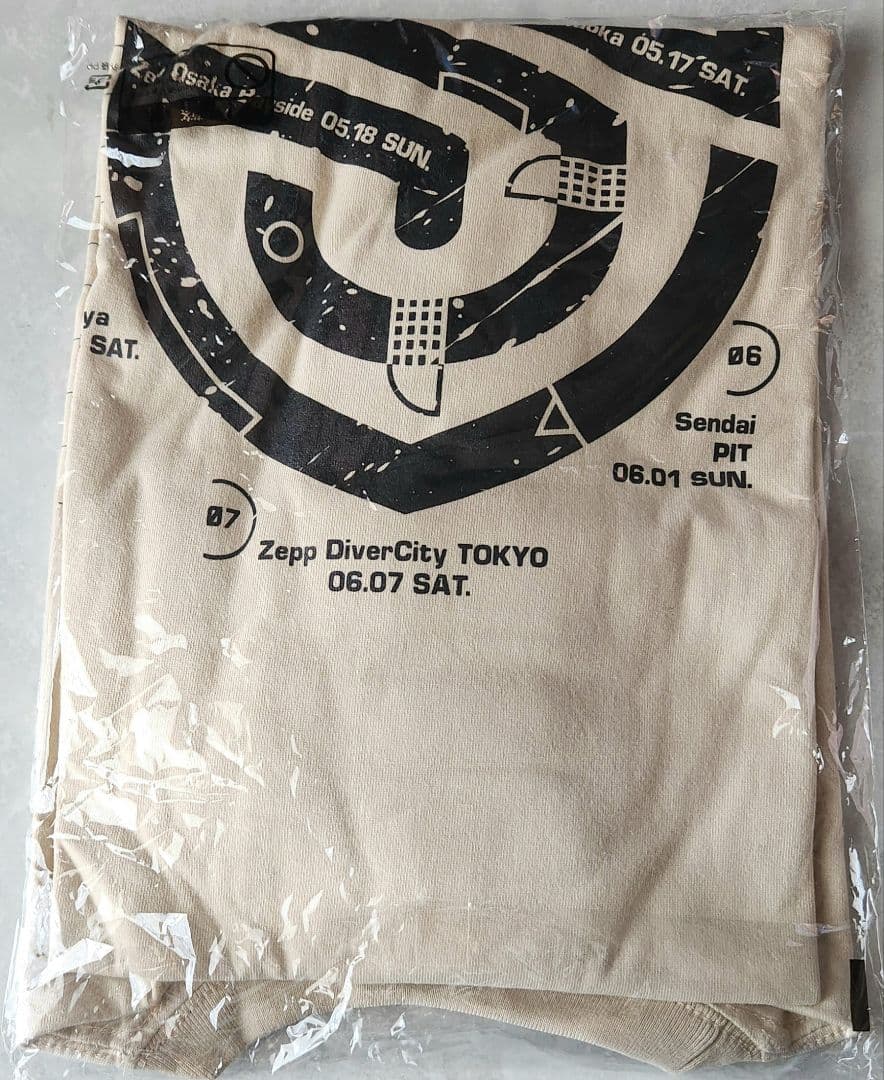 SPYAIR BUDDY TOUR ロングスリーブTシャツベージュXL新品未使用