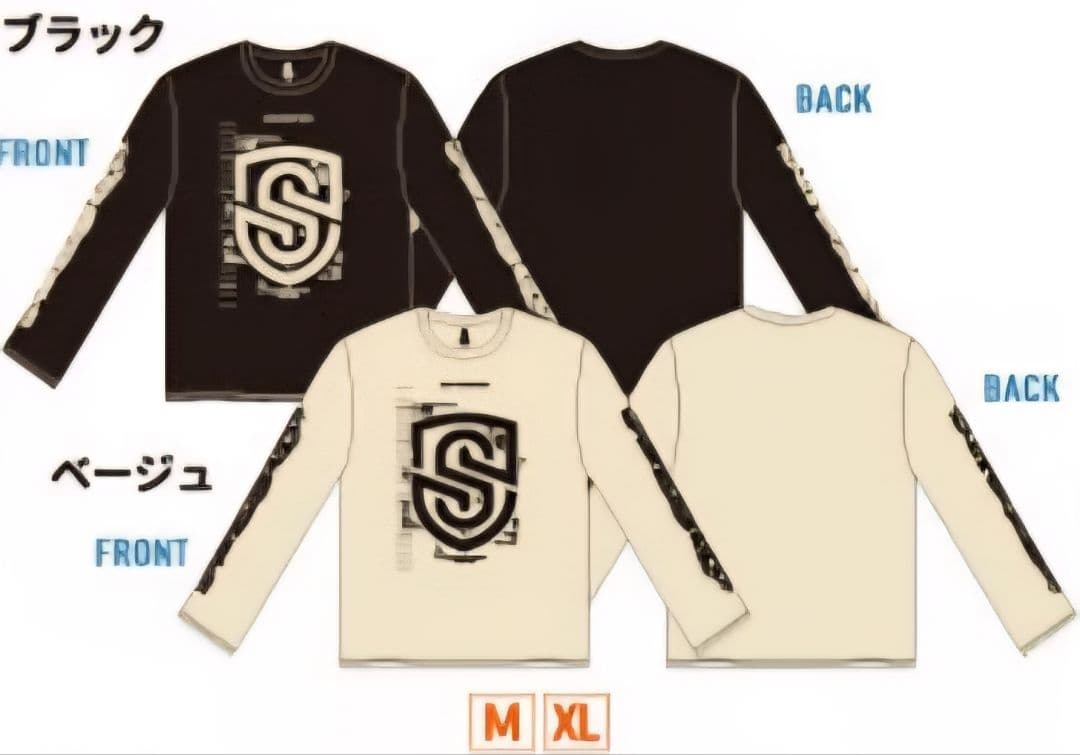 SPYAIR BUDDY TOUR ロングスリーブTシャツベージュXL新品未使用