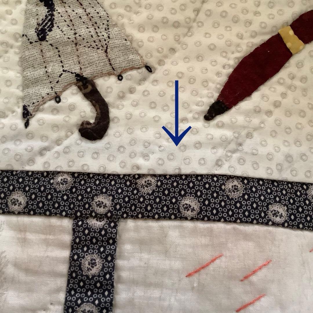 パッチワーク　タペストリー　スーちゃん